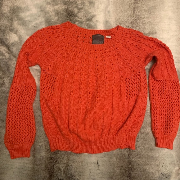 Anthropologie Sweaters - Guinevere - Anthropologie Orange Sweater